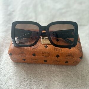 MCM Black Oversized Sunglasses